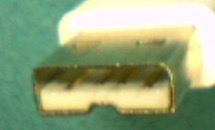 USB A no power male